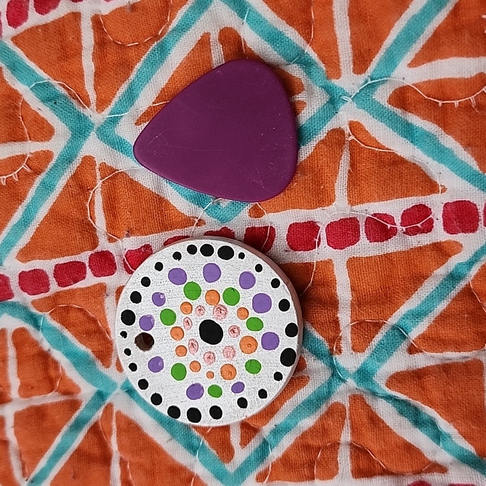 Painted Wooden Handmade Necklace